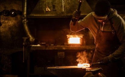 A blacksmith's hearth is the key to effective blacksmithing