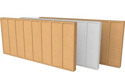 Accumulation boards for fireplace cladding are an indispensable material when building a