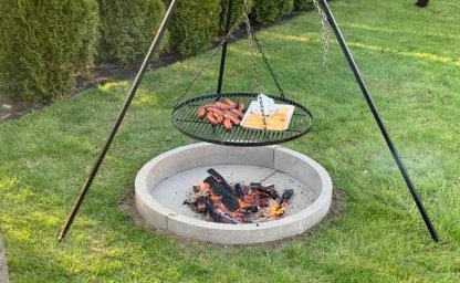 Fire pits in the garden will ensure safe barbecuing