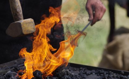 Forging furnace: Traditional blacksmith's tool