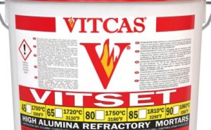Fireproof strength in a sauna bathroom - Vitcas mortar test