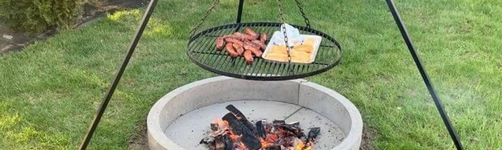 Fire pits in the garden will ensure safe barbecuing